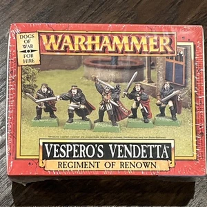 Warhammer Fantasy Vespero’s Vendetta NEW Regiment of Renown Sealed Old World OOP - Picture 1 of 4