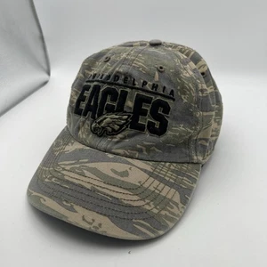 Philadelphia Eagles Hat Cap Snap Back Green Camo NFL Football Mens 47brand  - Picture 1 of 6