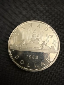 Canadian Silver (nickel) Dollar 1982 - Bild 1 von 2