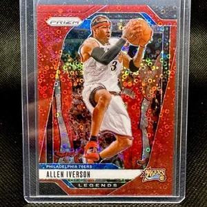 2024-25 Panini Prizm Allen Iverson Fast Break Disco Red /100 SP #291 Color Match - Picture 1 of 1