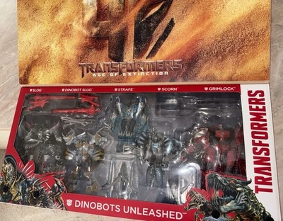 Transformers Movie Lotto Con 5 Dinobot Strafe + Scorn + Slug + Slog + Slash ! - Immagine 1 di 4
