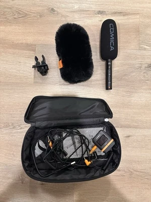 Comica CVM-VM40 Combo 2.4g Wireless Super Cardioid Shotgun Recording Microphone  - Image 1 of 4