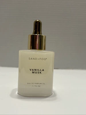 Sand + Fog Vainilla Musk Perfume Eau De Parfum Gotero Aceite 1.7 fl oz Nuevo Foto 1 de 2