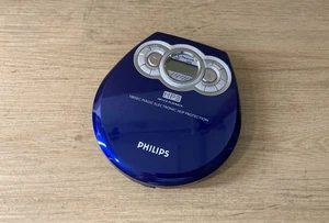 Tragbarer CD Player Philips EXP2301/00 Blau Silber MP3 - super Zustand - - Bild 1 von 8