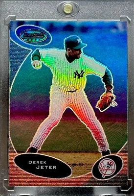 DEREK JETER RARO REFRACTOR ARCO IRIS LÁMINA HOLO TARJETA DE INVERSIÓN SSP, YANKEES COMO NUEVO Foto 1 de 4