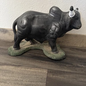 banco de monedas toro negro tiza - Imagen 1 de 6