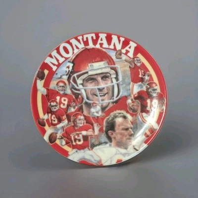 San Francisco 49ers Joe Montana 1994 4 1/4" placa de coleccionista impresiones deportivas  Foto 1 de 4
