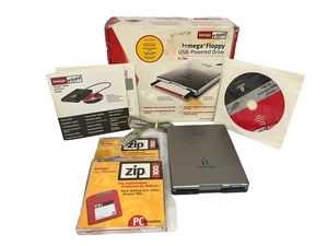 Unidad de disquete Iomega 2003 alimentada por USB para PC/Mac - nueva, caja abierta con manual, DVD - Imagen 1 de 6