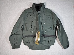 Frogg Toggs Cascades Wading Jacket Mens Size Small Dark Green New W Tags - Picture 1 of 8
