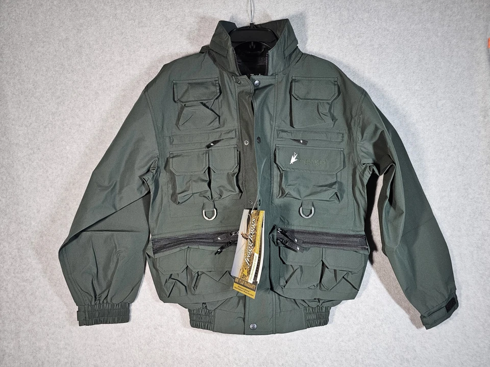 Chaqueta de Vadeo Frogg Toggs Cascades Para Hombre Talla Pequeña Verde Oscuro Nueva Con Etiquetas Foto 1 de 4