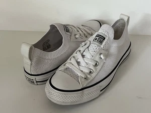 Converse Women Chuck Taylor All Star Shoreline Sneakers Sz 6.5 White Black - Picture 1 of 9
