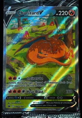 Charizard V #SWSH260 Sealed Mint Pokemon Card - Image 1 of 4