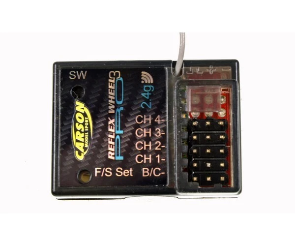 Carson 501534 Empfänger ReflexWheel PRO3 2,4GHz wasserdicht 500501534 - Bild 1 von 1