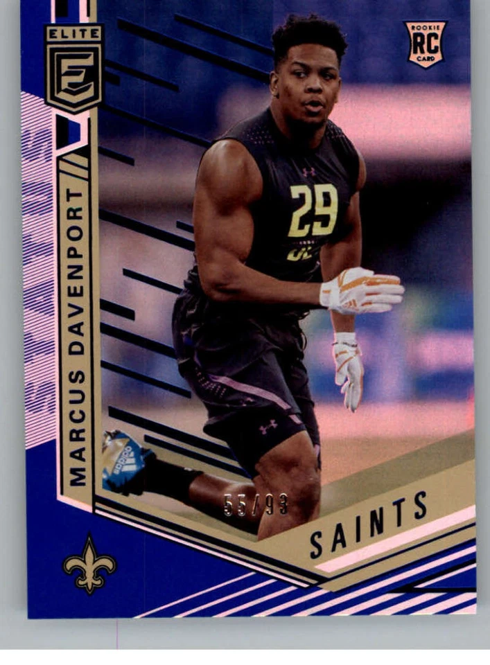 2018 Donruss Elite Status Blue Football NFL Football Cards Pick From List - Image 1 of 1