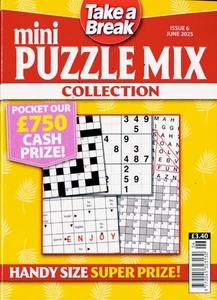 TAB MINI PUZZLE MIX COLL MAGAZINE NO 6 - Picture 1 of 1