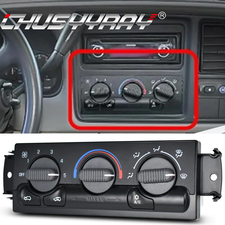 599-266 NEW A/C Climate Control Module Panel  for 2001-2002 GMC Sierra 3500 - Image 1 of 4