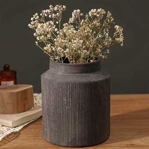 Rustic Vases for Home Decor. Ceramic Vase for Dining Table Decor. Terracotta ... - Picture 1 of 6
