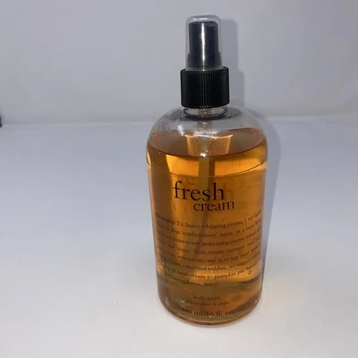 Philosophy Fresh Cream Body Spritz Spray 16 oz Baunilla Scent Mist - Imagem 1 de 3