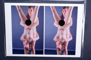 Boris Starosta 3D Stereoview - Tracey Lifts Betty - nude model signed 2006 #243 - Picture 1 of 2
