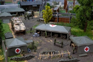 FALLER 144109 Medical tents 1:87 H0 Gauge # NEW in OVP # - Picture 1 of 2