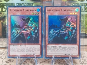 2x Yu-Gi-Oh! Atlantean Marksman RA04-EN009 Super Rare 1st Edition NM - Picture 1 of 1