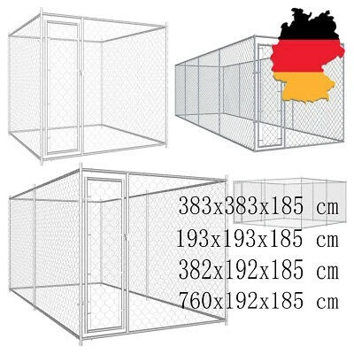 #Outdoor Hundezwinger Hundehaus Hundehütte Hundekäfig Tier Freilaufgehe Zwinger - Bild 1 von 4