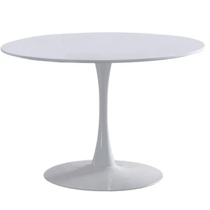 Mesa Redonda Salón Melamina Metal - Imagen 1 de 5