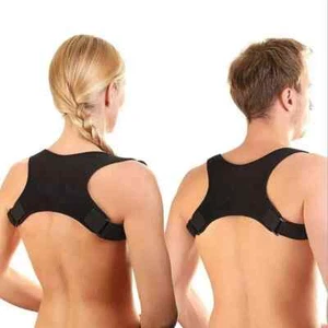 Posture Corrector Body Brace Bad Back Shoulder Lumbar Support Belt Women/Men UK - Picture 1 of 6
