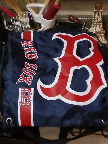 MLB BOSTON RED SOX Cinch Sack Bag Drawstring Backpack Fanhood Cover