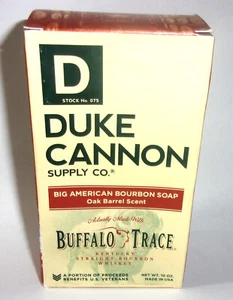 Barra de jabón de 10 oz Duke Cannon Buffalo Trace Kentucky whisky regalo del día del padre - Imagen 1 de 4