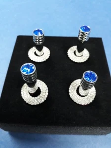 CERRADURA PUERTA CRISTAL AZUL Hecha con Swarovski PARA MERCEDES W124 W202 W210 W208 W211 - Imagen 1 de 6
