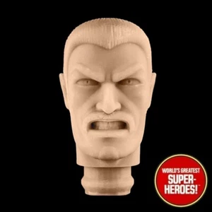 Mego Spider-Man Kraven The Hunter Custom Head 3D Printed WGSH 8” Figure (FLESH) - Picture 1 of 4