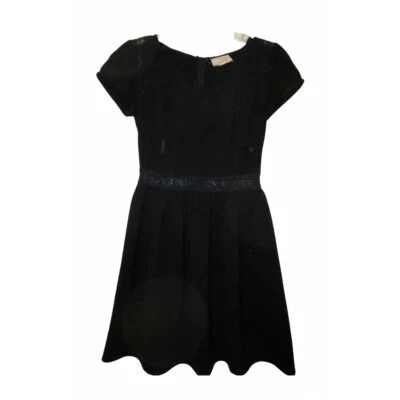 Urban Outfitters Pins and Needles Little Black Croched Lace Peek a Boo Waist 0 - Image 1 of 4