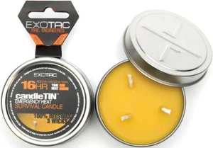 Exotac CandleTIN With Brighter Cleaner Longer-Lasting Warming a Blanket Lighting - Picture 1 of 1
