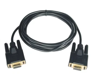 Tripp-Lite P450-006 Null Modem Data Transfer Cable 6 Ft Db-9 Female GOLD - Picture 1 of 7