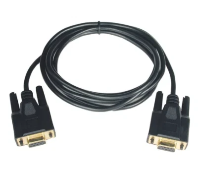 Tripp-Lite P450-006 Null Modem Data Transfer Cable 6 Ft Db-9 Female GOLD - Image 1 of 4