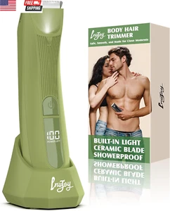 Manscape Pubic Hair Trimmer for Men Women, Electric Body Shaver W/Light for Ball - Picture 1 of 7