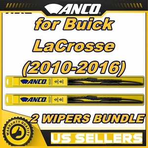 2x For ANCO Wiper Blades Set for Buick LaCrosse (2010-2016) Direct Pair - Picture 1 of 13