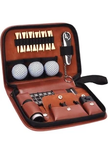 Golfgeschenke für Herren und Frauen Golfzubehör Set mit Hi-End Etui Golfbälle - Bild 1 von 9