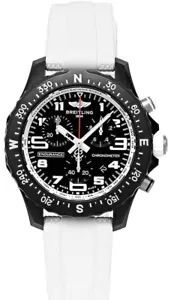 BREITLING Endurance Pro Chronograph Quartz 38MM White Rubber Watch X83310A71B1S1 - Picture 1 of 5