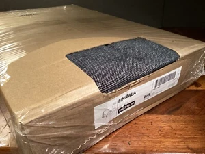Ikea FINNALA Loveseat SLEEPER Sofa Slipcover TALLMYRA BLACK GRAY 304.549.90 - Picture 1 of 5