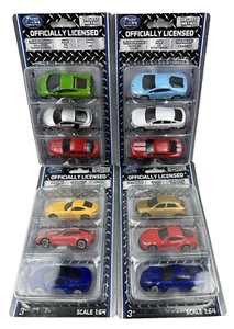 (12) Diecast Metal Mini Cars Officially Licensed Ford Chevy Volkswagen Audi 1:64 - Picture 1 of 7