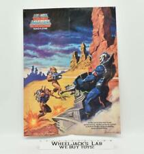 He-Man Masters of the Universe Magazine Poster 17 1986 22x16 Mattel Vintage