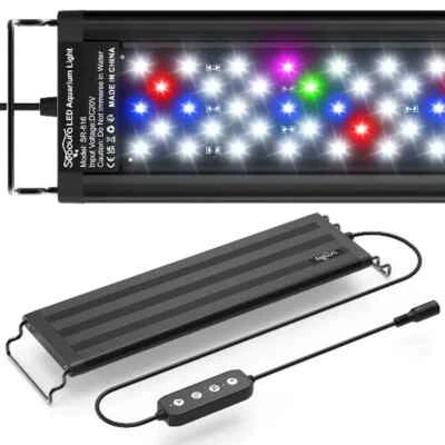Led Aquarium Light for -Full Spectrum Fish Tank Light with Timer Auto On/Off, 18 - Image 1 of 4