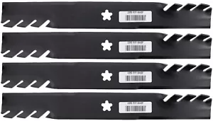 4 cuchillas de cortacésped EE. UU.® aptas para AYP® 12784 127842 134148 138407 138497 138970 38" cubierta - Imagen 1 de 6