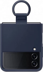 Samsung Galaxy Z Flip 4 Silicone Cover with Navy Blue - EF-PF721TNEGWW - Picture 1 of 6
