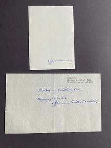 HERMANN VOLK (†1988)  Kardinal/cardinal signed signiertes Konvolut/Foto von 1973 - Picture 1 of 3