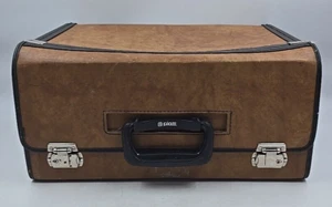 Platt Brown Catalog Case Pilot Doctor Lawyer Salesman Hard Briefcase 17"x13"x8" - Picture 1 of 14