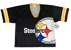 Camiseta de fútbol americano de malla grande Wilson NFL Pro Line Pittsburgh Steelers de colección - nueva con etiquetas - Imagen 1 de 9