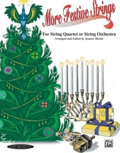 More Festive Strings for String Quartet & String Orchestra FOR VIOLA MUSIC BOOK - Picture 1 of 1